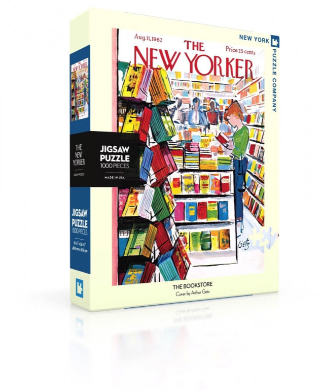 New York Puzzle Company Puzzel De Boekwinkel - 1000 stukjes